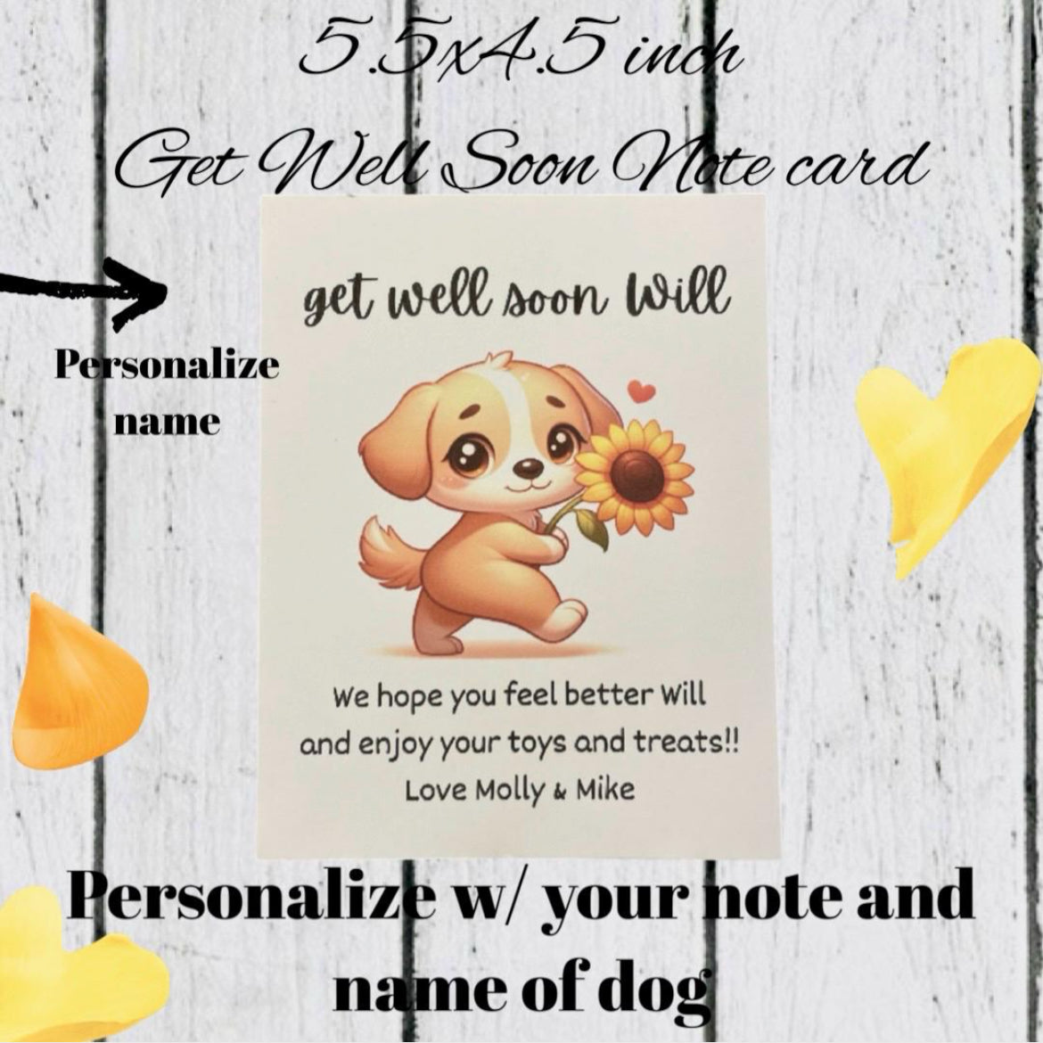 Lambie-Love Recovery, Dog Care Package, Dog Get Well, Dog Gift Box, Dog Gift Basket, Dog Recovery, Personalized Dog Box, Med-Large Dog Gift