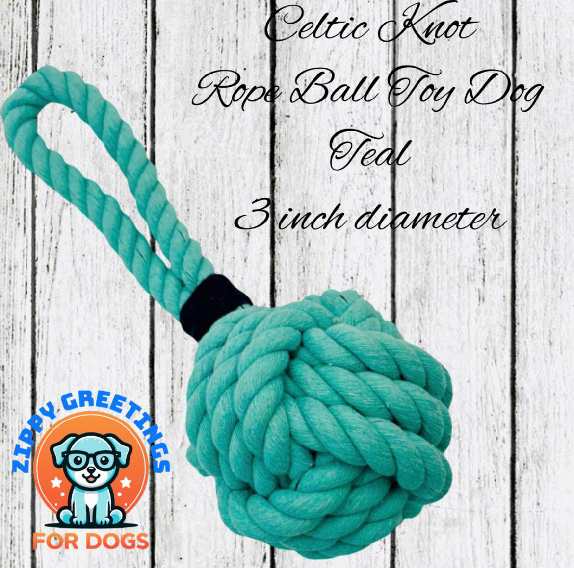 Durable Knot Rope Toy for Dog, Dog Rope Ball, Interactive Rope Chew Toy, Dog Chew Toy, Rope Dog Toy, Medium to Large Breeds