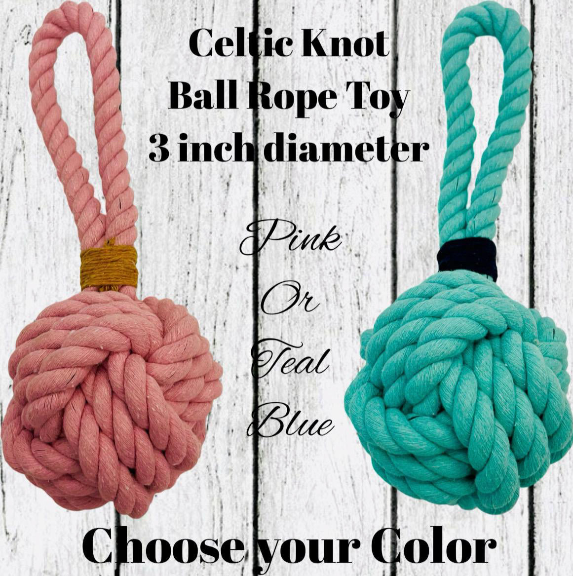 Durable Knot Rope Toy for Dog, Dog Rope Ball, Interactive Rope Chew Toy, Dog Chew Toy, Rope Dog Toy, Medium to Large Breeds