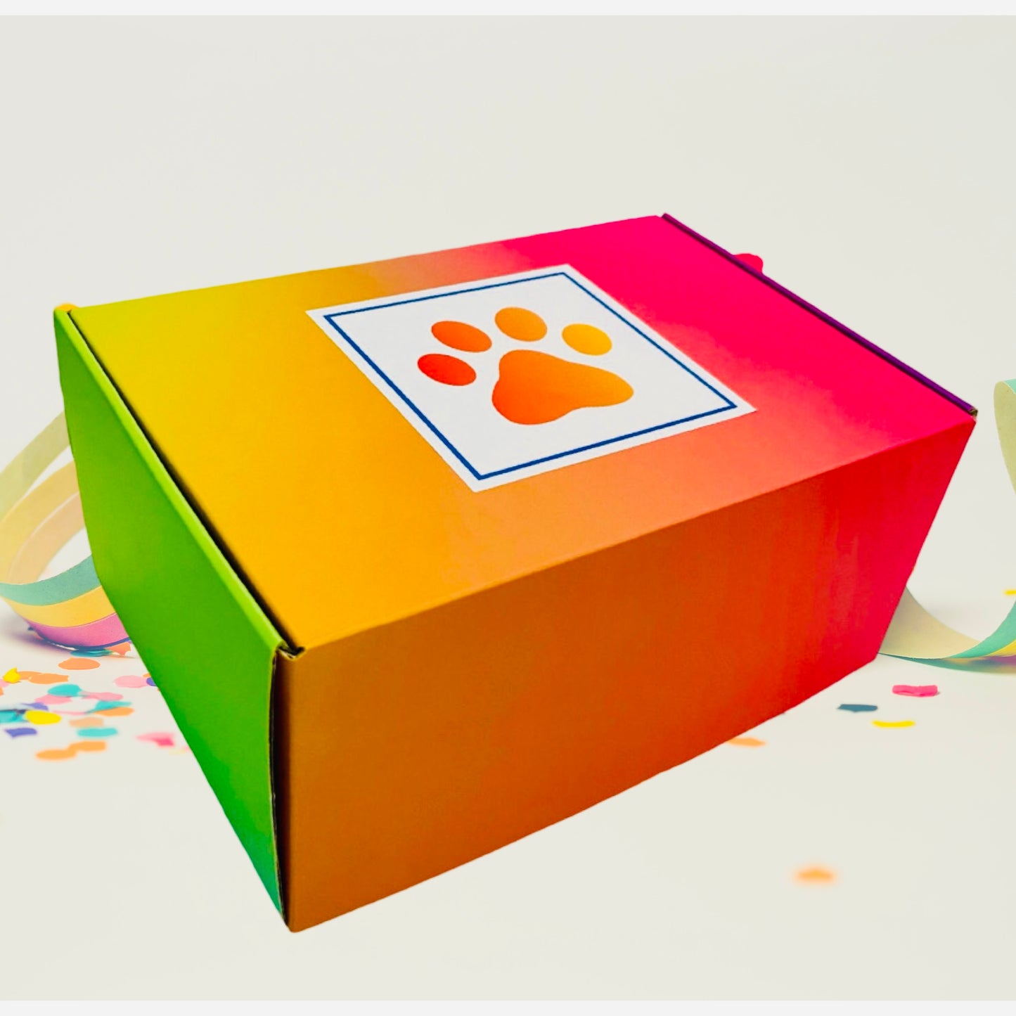 Dog Gift Box with Cake