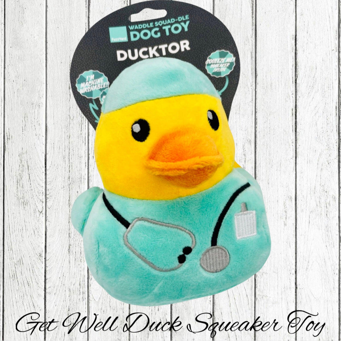 Quack-tastic Recovery: Get Well Soon Dog Gift Box,Dog Dog Care Package, medium to large dog sizes